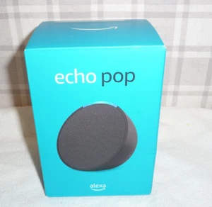Amazon Echo Pop C2H4R9 Altoparlante Intelligente Nero Antracite, Alexa Nuovo Sigillato In Scatola - Foto 1 di 3