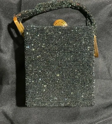 vintage M E Product Sparkling Blue-Green Evening Purse - Image 1 of 3