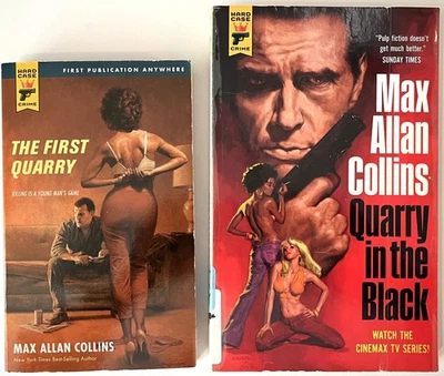 Lot of 2 Max Allan Collins: First Quarry~Quarry in Black (Hard Case Crime) PB - Image 1 of 2