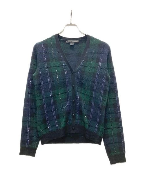 Cárdigan a cuadros de cachemir Foto 1 de 4