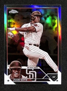 2023 Topps Chrome Juan Soto Sepia Refractor San Diego Padres - Picture 1 of 2