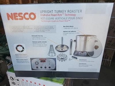 TURKEY COOK NESCO Digital Infrared Upright Turkey Roaster, Oil Free, 1420 Watts
