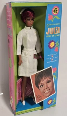 Vintage 1969 Mattel Diahann Carroll Nurse Julia Doll #1127 NO PLAY - Image 1 of 4