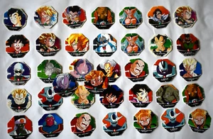 BUNDLE X 37 DRAGONBALL Z TAZO'S - VINTAGE AUSTRALIAN SOME VGC - DBZ LOT - Picture 1 of 1