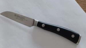 Wusthof Classic Ikon 3" Paring Knife | Flat Cut Made in Solingen, Germany Preown - Picture 1 of 5