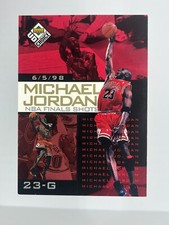 1998-99 Upper Deck UD Choice Michael Jordan NBA Finals Shots 2 HOF