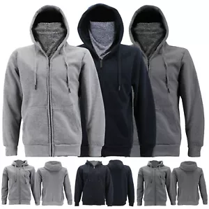 Men's Ninja Mask Hoodie Sweater Zip Up Gym Sport Activewear Fleece Lined Jacket - Picture 1 of 17
