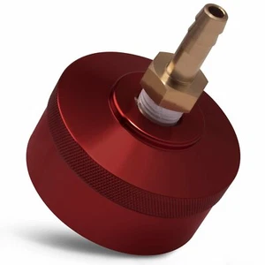 Red Extended Run Gas Cap with Brass Hose for Honda Generator EU1000i EU2000i / - Picture 1 of 7
