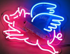 14&quot;x10&quot; Flying Pig Bar Acrylic Neon Sign Light Lamp Visual Beer Artwork L093 for sale