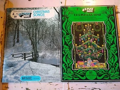 Lot of 2 books EZ PLAY MUSIC sheet music Christmas Songs for Keyboard and Guitar - Image 1 of 4