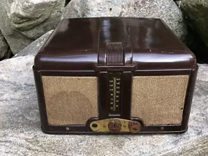 Vintage Motorola Record Player Giradischi Bachelite con Radio - Foto 1 di 12