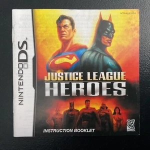 Justice League Heroes Nintendo DS nur Bedienungsanleitung - Bild 1 von 2