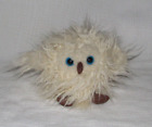Jellycat Plush Quirky Fluffy Long Haired Cream Color Olive Owl Lovey 7" EUC