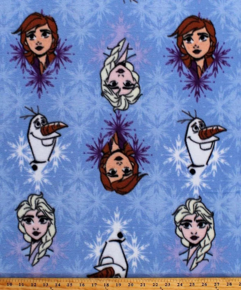 Frozen Best Friends Fleece Fabric Foto 1 de 1