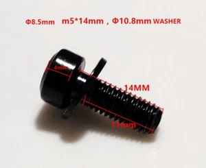 2pcs M5*14mm M5*32mm Bolts Screws fork frame flat Disc Brake caliper slc SHIMANO - Picture 1 of 7