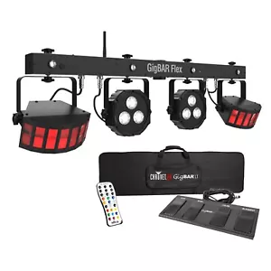 Chauvet DJ GigBar Flex 3-in-1 DJ Effect Lighting System w/ Derby, Pars & Strobes - Picture 1 of 8