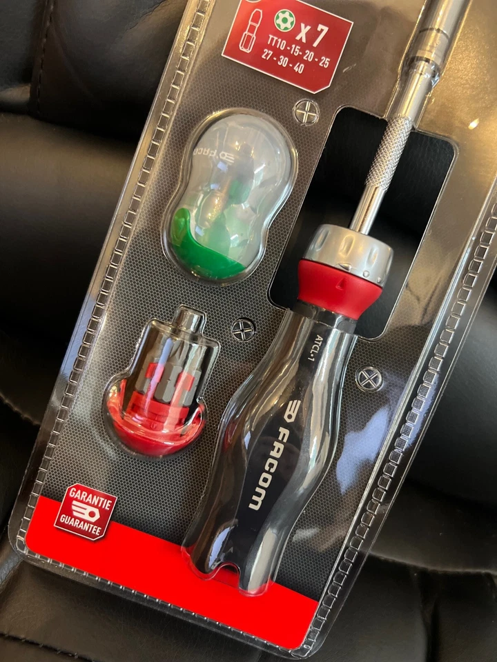 Facom Tools Protwist Ratchet 15pce Screwdriver Set Torx Star Phillips Pozi Flat - Image 1 of 4