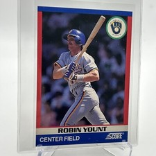1991 Score 100 Superstars Robin Yount Baseball Card #38 Mint FREE SHIPPING