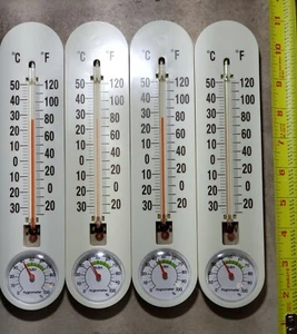 Thermometer with Hygrometer - Measures Temperature Indoor & Outdoor - 4 Pack - Picture 1 of 5