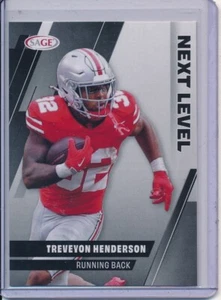 Treveyon Henderson 2025 Sage Next Level Black Rookie Card RC #114 Patriots - Picture 1 of 1