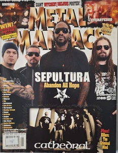 Metal Maniacs (May2006) Sepultura/Cathedral/Paradise Lost/Absu/Clutch/Eyehategod - Picture 1 of 4