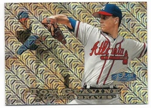 1998 Flair Showcase Baseball Tom Glavine Row 0 Seat 81 # 0329 of 1000 - Picture 1 of 2
