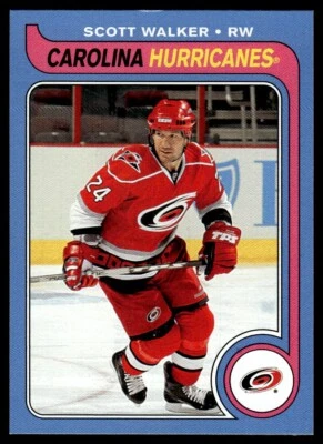 2008-09 O-Pee-Chee 1979-80 Retro Scott Walker Carolina Hurricanes #148 - Image 1 of 2