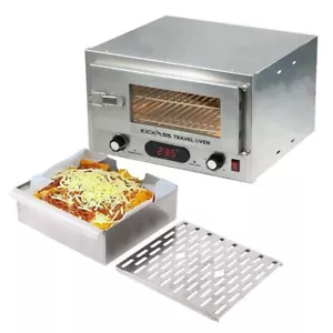 KickAss 12V 130W Portable Travel Oven Small - Glass Door, Thermometer & Tray - Picture 1 of 8