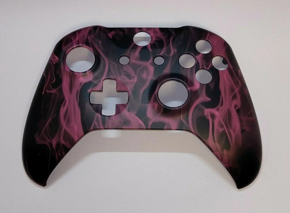 Custom Xbox One S Controller "Pink Flames" Front Shell - Image 1 of 1
