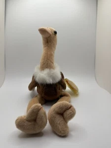 Ty Beanie Baby Stretch the Ostrich, Tag Errors, PE Pellets - Retired RARE! - Picture 1 of 9