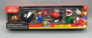 World of Nintendo Super Mario Odyssey Collectible Figure 5 Pack NEW Rare HTF - Picture 1 of 11