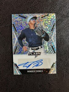 Wander Franco 2020 Leaf Flash Baseball Auto Autograph #BA-WF1 Rays