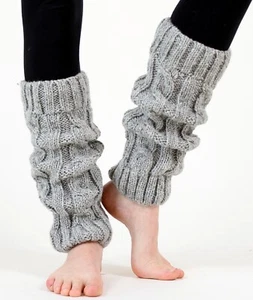 gefütterte Beinstulpen Handarbeit aus Nepal 100% Schafswollle - Bild 1 von 30