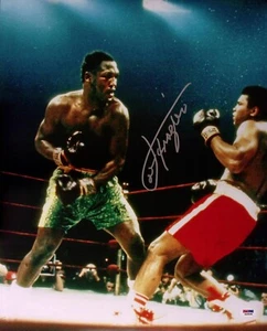 Smokin Joe Frazier Signed 16x20 Photo PSA/DNA COA Picture vs Muhammad Ali Auto'd - Picture 1 of 24