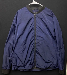 H&M Jacket Mens XXL BLUE Bomber Lightweight Casual Outdoors B28 - Picture 1 of 6