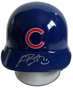 Kris Bryant Autographed Signed CHICAGO CUBS Mini Helmet Beckett BAS - Picture 1 of 3