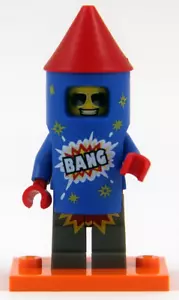 LEGO Series 18 Collectible Minifigure | #5 - Firework Guy | New In Package - Picture 1 of 7