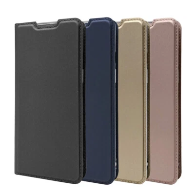 Cover custodia per OnePlus 7 Custodia liscio PU Pelle Antiurto Flip Libro TPU - Immagine 1 di 4