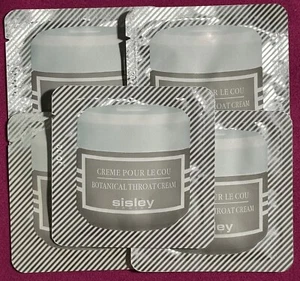Sisley Paris Botanical Throat Cream Creme Pour Le Cou Sample .14 oz x 5 = .7 oz - Picture 1 of 3