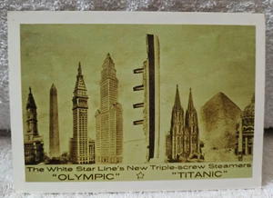 Postcard - "Olympic" & "Titanic" White Star Line Advert - Ralph White - Picture 1 of 2