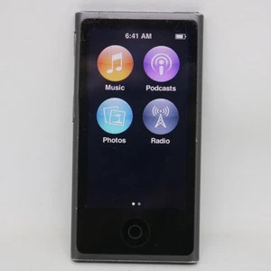 Apple iPod nano 7. Generation Grau (16GB) Bluetooth / MP3 Player / vom Händler - Bild 1 von 6