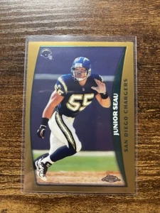 JUNIOR SEAU 1998 TOPPS CHROME FOOTBALL - Picture 1 of 2