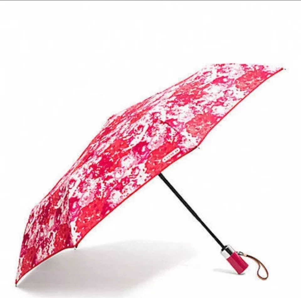 SOMBRILLA COACH F62448 PEYTON ESTAMPADO FLORAL PLATA/ROSA MULTICOLOR Foto 1 de 4