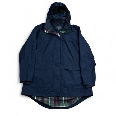 Pendleton Rain Jacket Womens XL Waterproof Hooded Tartan Lined Coat Full Zip - Image 1 of 4