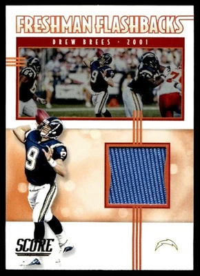 2020 Score Freshman Flashbacks Drew Brees San Diego Chargers #FF-DB - Image 1 of 2