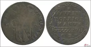 Estado Pontificios Grosso 1817 B - Bolonia / plata BC / F KM01075-17 - Picture 1 of 1