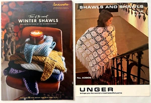 Debbie Bliss Love Craft Winter Shawls & Unger Shawls Crochet Knit Patterns Books - Picture 1 of 11