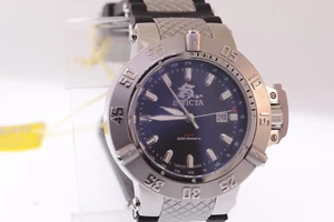 Invicta 1152 Subaqua Norma III Gmt Negro Poliuretano Correa Reloj con Esfera - Imagen 1 de 25