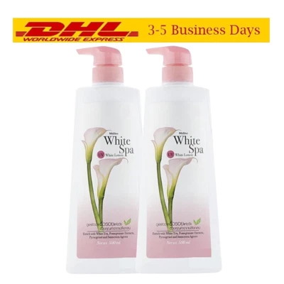 2xMistine Spa Loción Corporal Blanco UV Blanqueador Hidratante 500 ml Iluminador de Piel Foto 1 de 4