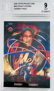 Topps Project 2020 Dwight Gooden #343 Andrew Thiele BGS 9 Mint Low Pop - Picture 1 of 4